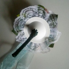 Handmade Multi-color Needle Felted Wool Flower Wedding Bridal Prom Bouquet