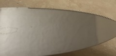 Stainless Steel Cake Server with Clear Acrylic Handle, Glossy Finish, 11 Inch