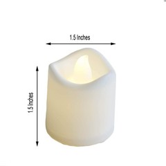 12 WHITE FLAMELESS LED Tealight CANDLE LIGHTS Wedding Party Home Decorations