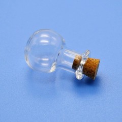20PCS 2ml Mini Glass Bottles with Cork Stoppers, Tiny Vials for DIY Crafts Gifts