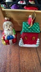 Old World Collection Christmas Bride Wedding Glass Ornaments Set of 12