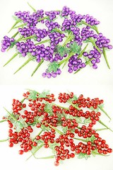 Grape Bunch Vines Floral Leaves Acrylic Wedding Baby Shower Gift Embellishments