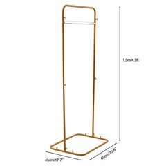 Gold Freestanding Arch Display Stand Iron Wedding Party Decor 1.5M