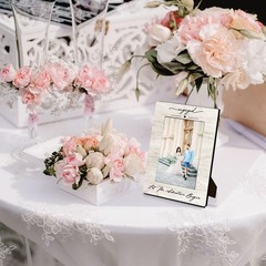 Wedding 4×6 Picture Frame, Engagement Photo Frames, Wedding Gifts for Wife Hu…