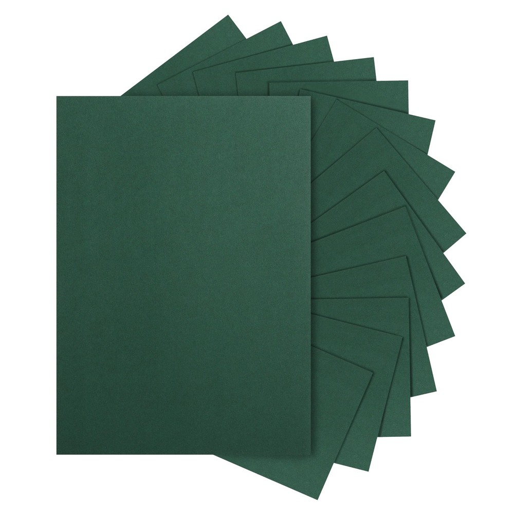Silunkia 28 Sheets Dark Green Cardstock 8.5 x 11 Craft Paper, 92lb Heavyweigh…