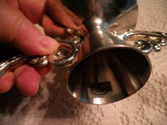 Pewter Claddagh Candle Holder Made in Ireland by Mullingar