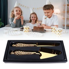 ˇVintage Engraved Cake Knife And Server Set For Wedding