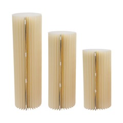 Cardboard Flower Stand Set of 3, Sturdy and Durable with High Load-Bearing