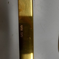 EISINLY Gold Stainless Steel Cake Knife & Server Set, Two-Piece, Glossy Finish