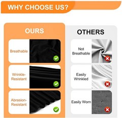 Black Stretch Spandex Folding Chair Covers for Wedding Party Dining