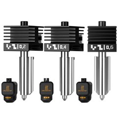 3PCS P2S/X2D High Speed Integrated Quick Swap Hotend,0.2mm+0.4mm+0.6mm Harden…