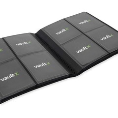 Vault X 4 Pocket Standard Strap Binder, Holds 160 Trading Cards in 20 Side-Lo…