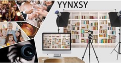 YYNXSY 7X5FT Office Bookshelf Backdrop for Video Conference Backdrop with Win…