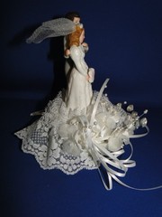 New Wilton Designer Series «Delicate Joy», Grey Tux, Wedding CakeTop # 108-640