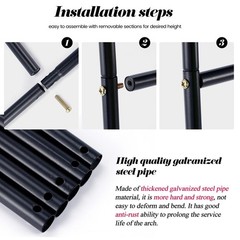Thickened 0.7mm Tube Garden Arch Trellis, 4.6 * 7.8 or 6.4 * without base