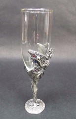 Fairy Champagne Flute Wedding Toasting Glass Wine Goblet B