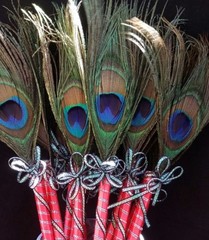 12 Peacock Feather Pen Party,forParty,Sweet16,Bridal S,Mom GIft,Weddin Favors