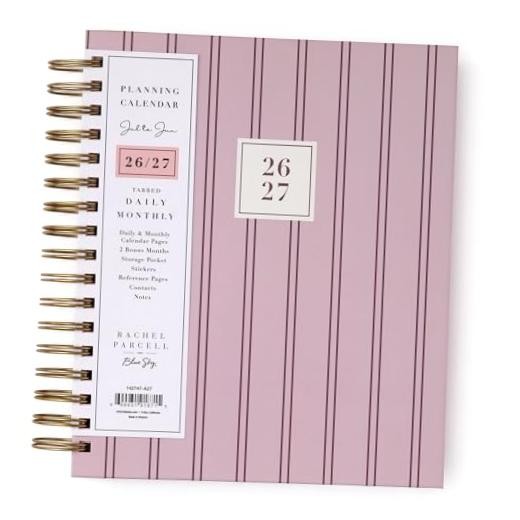 Rachel Parcell 2026-2027 Daily and Monthly Academic 7″ x 9″ Laine- 2026/2027