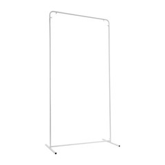 1*2m Wedding Backdrop Stand, Backdrop Frame, Backdrop Stand W/ Pink Cloth Cover