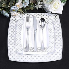 Pack Paper Napkins Guest Towels Disposable Premium Quality 3-ply 200 Silver