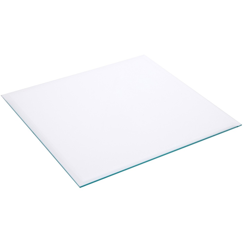 Plymor 12″ Square, 5mm Thick Beveled Clear Glass