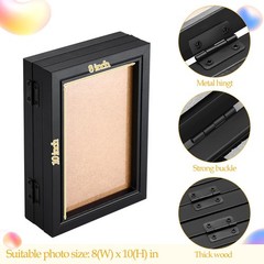Sintuff 8 x 10 Picture Frames Hinged Fold Photos Frame Collage Vertical with …