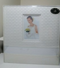 Our Engagement Photo Album Bridal Shower Gift Present 144 photos 18 pages Ivory