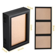 Sintuff 8 x 10 Picture Frames Hinged Fold Photos Frame Collage Vertical with …