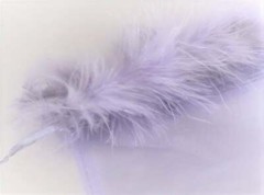 Purple 5×7 Feather Organza Drawstring Pouch | Jewelry Gift Favor Bags 12 pcs