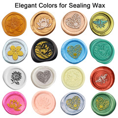 Wax Seal Beads, 500 PCS Octagon Sealing Wax Beads for Seal Stamp for Wedding an