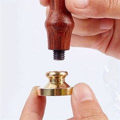 Heart Garland Bee Wax Seal Stamp Heads Removable Sealing Brass Stamp Heads