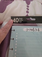 Happy Planner 40 Refill Sheets So Much To Do B46