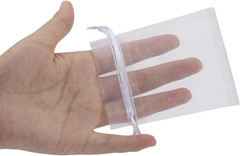 100Pcs White Organza Jewelry Bags Drawstring 3 X 4 Inch, Little