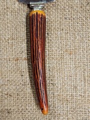 Electro-Way Cake Server – Stainless Steel Serrated Cake Knife with Stag Handle