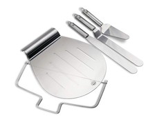 Stainless Steel Cake Customizing Decorating Serving 5pc set, Cake Server Lift…