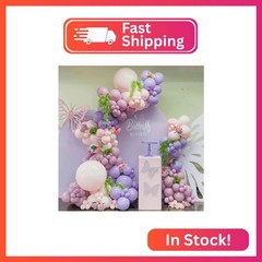 Pink and Purple Balloon Garland Arch Kit 148pcs Pastel Pink Purple Balloons for