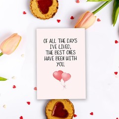 Romantic Anniversary Card&Gift for Women Men, Funny Valentines Day Card for H…
