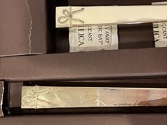 Vera Wang By Wedgwood Cake Knife & Server Set Original Box Handle Discolored