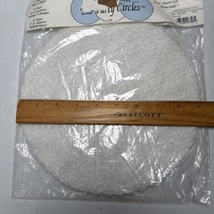Vintage 25 pcs 9″ White Lace CIRCLES for Wedding Party Favors DIY Crafts