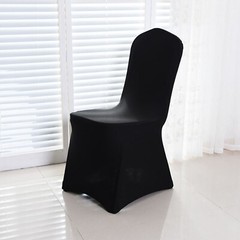 10 Black Spandex Chair Cover Stretch Fit Wedding Reception Party Banquet Decor