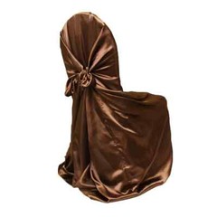 30 BLACK SATIN UNIVERSAL CHAIR COVERS for Wedding Reception Party Decorations