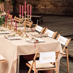 6 Pcs Reserved Chair Signs for Weddings Parties Celebrations Church Events