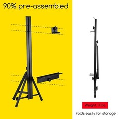 MEEDEN Aluminum Tabletop Easel, Adjustable Display Easel, Table Top Metal Eas…