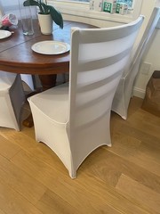 VEVOR Chair Decoration Cover – White (1 Pcs