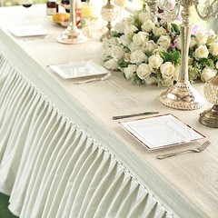 Plastic White 10″ Square Plates Rose Gold Rim Disposable Party Wedding TABLEWARE