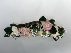 Pink & White & Greenery Artificial Floral Piece