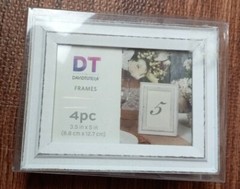 Wedding Photo Frames By David Tutera 4 Pc Shabby Chic White Wooden
