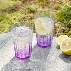 Unbreakable Plastic Drinking Glasses Set of 12, BPA-Free Reusable Multicolor