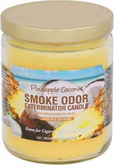 Smoke Odor Exterminator 13 oz Jar Candles Pineapple & Coconut (12 Pack)