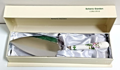 Botanic Garden Portmeirion Cake Slice Knife 10″ New In Original Box – England